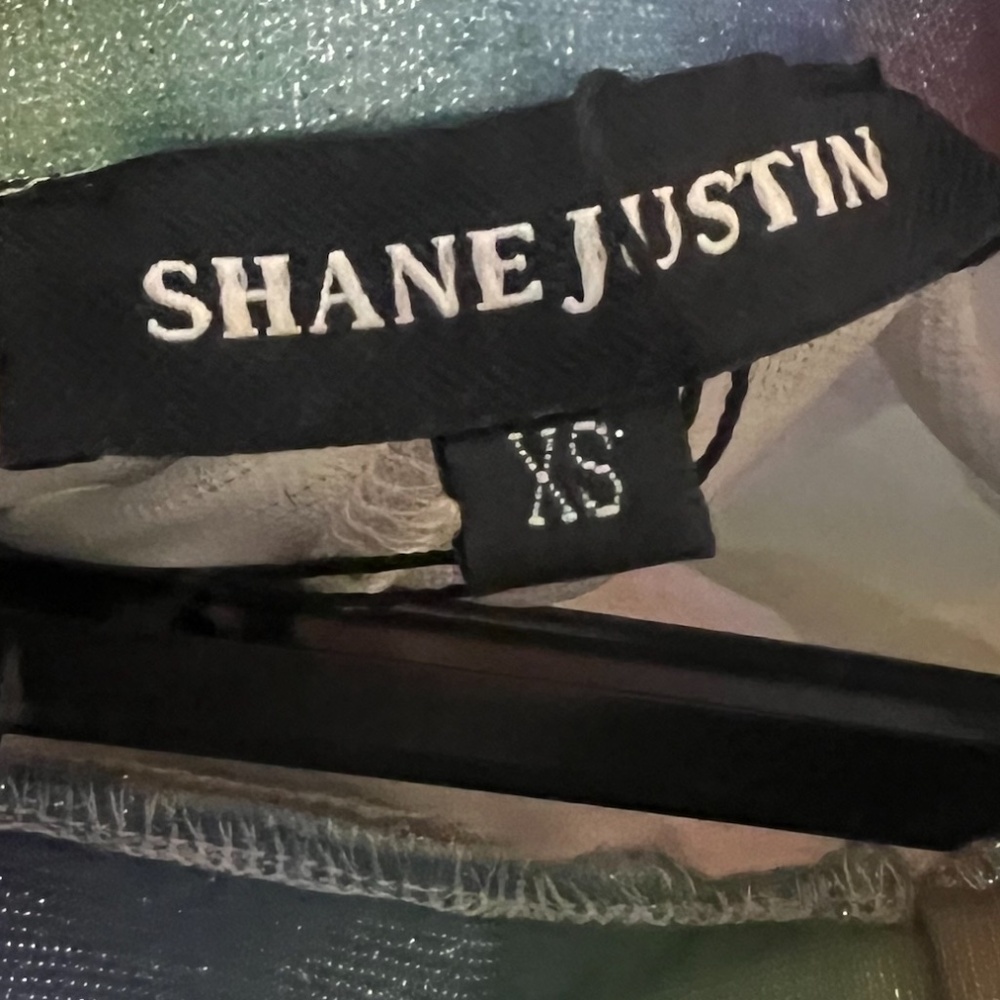 NWOT Shane Justin Glitter Rainbow Unicorn Women's Tracksuit, Size X-Small - Picture 11 of 16